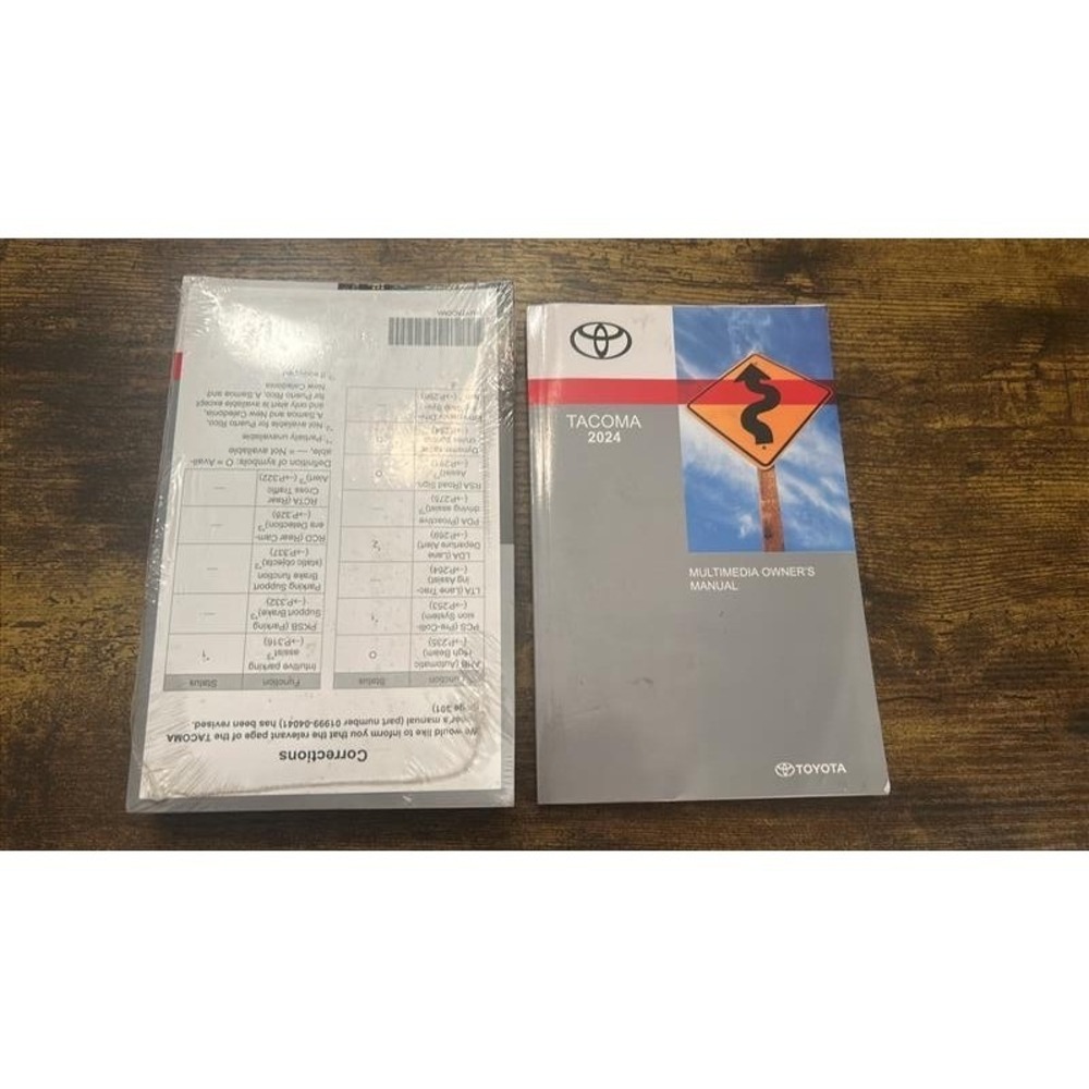 2024 Toyota Tacoma Owners Manual Multimedia Guide Set Sealed OEM New